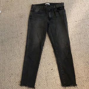 Grey/black Moussy Denim